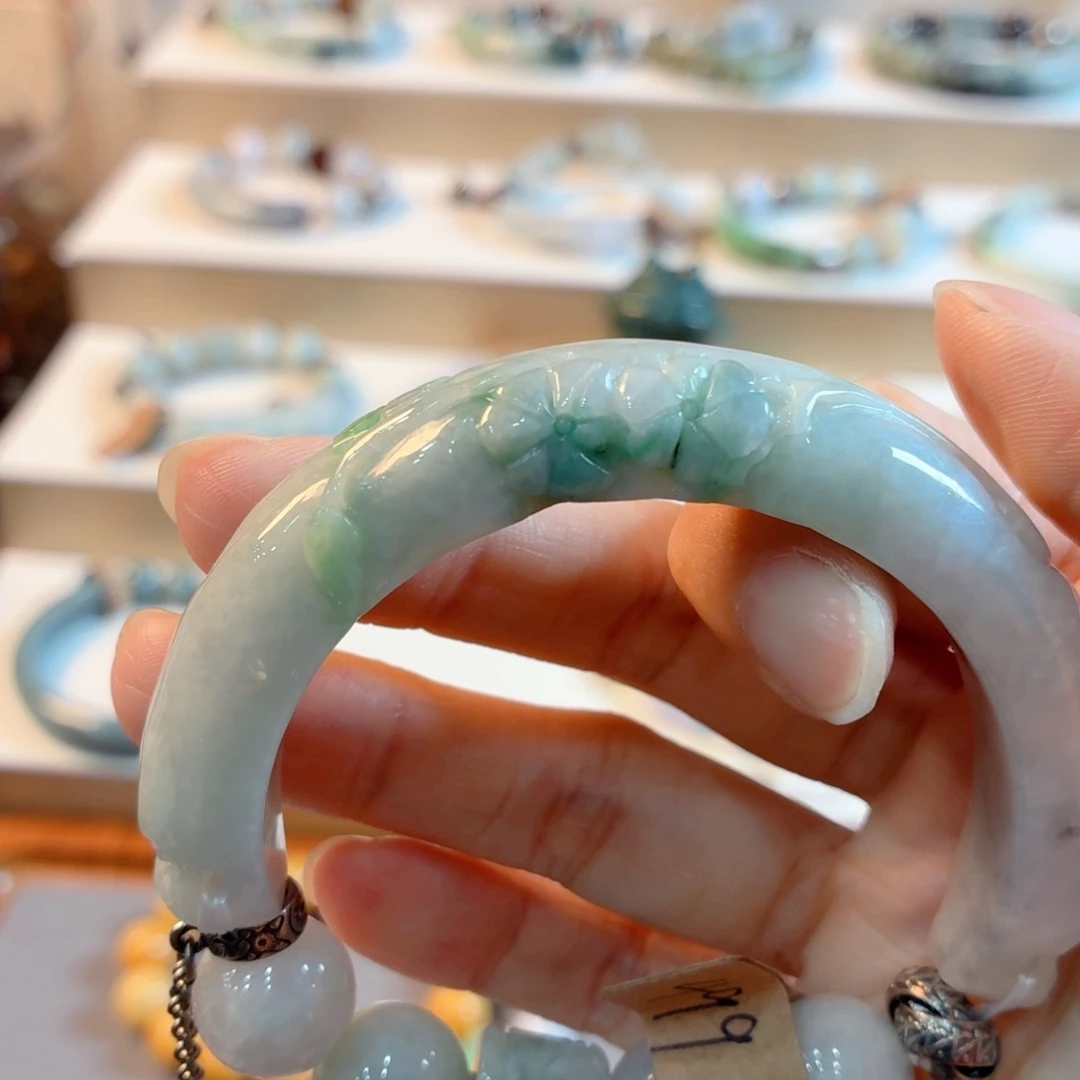 熙***～翡翠未镶嵌手链手串