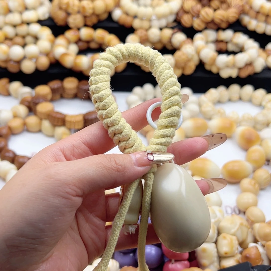 吊坠白玉菩提靓*手把件