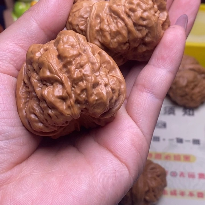 刻***心手串文玩核桃蛤蟆头