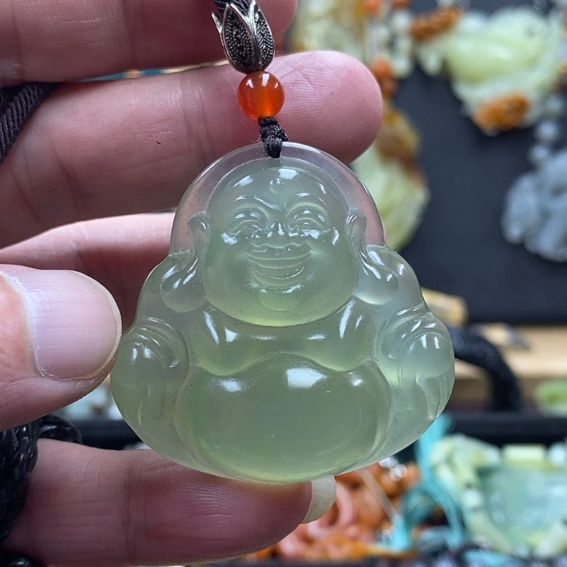 【闪购商品】蛇纹石玉吊坠未镶嵌