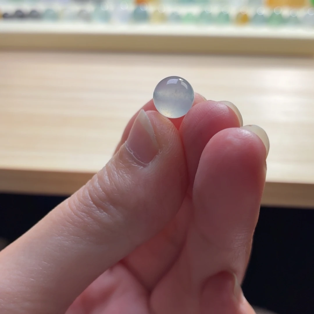 翡翠散珠天然缅甸翡翠a货 卡8.4 0222