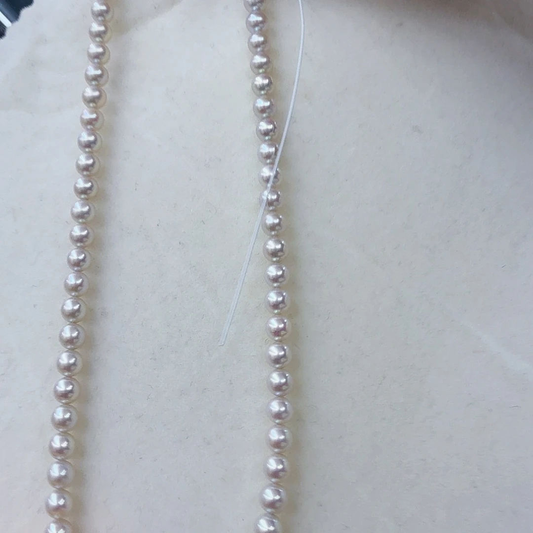 淡水珍珠项链银S925镶嵌