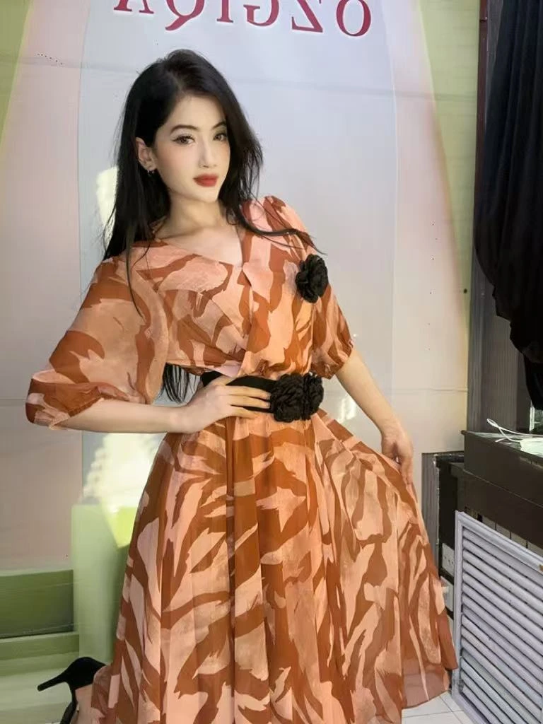 3种颜色好看百搭女款长款连衣裙885212