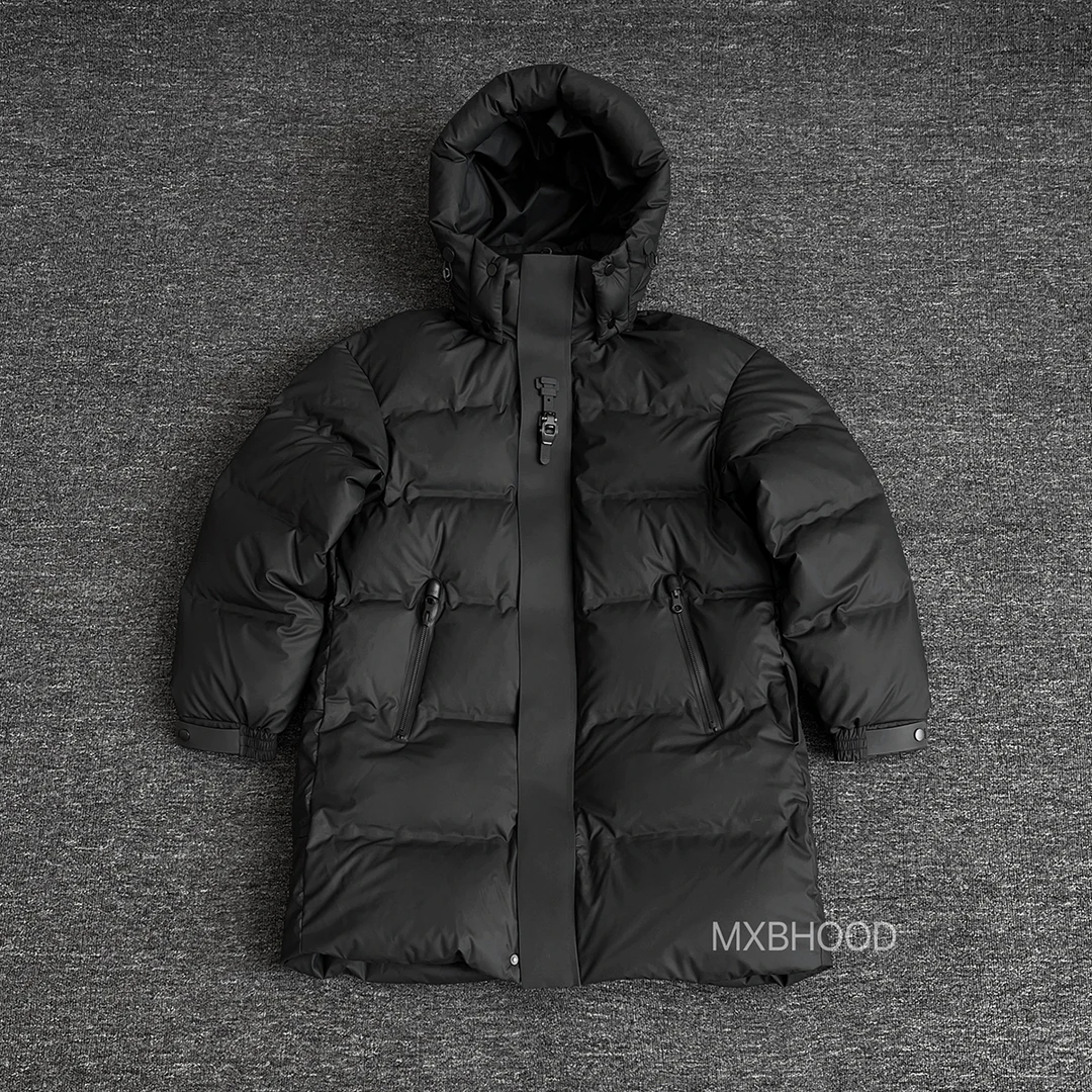【阿信】极夜黑暗武士羽绒服男士中长款防风带帽外套防泼水SD-99128