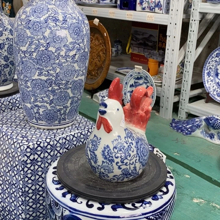 摆件手绘陶瓷小动物摆件