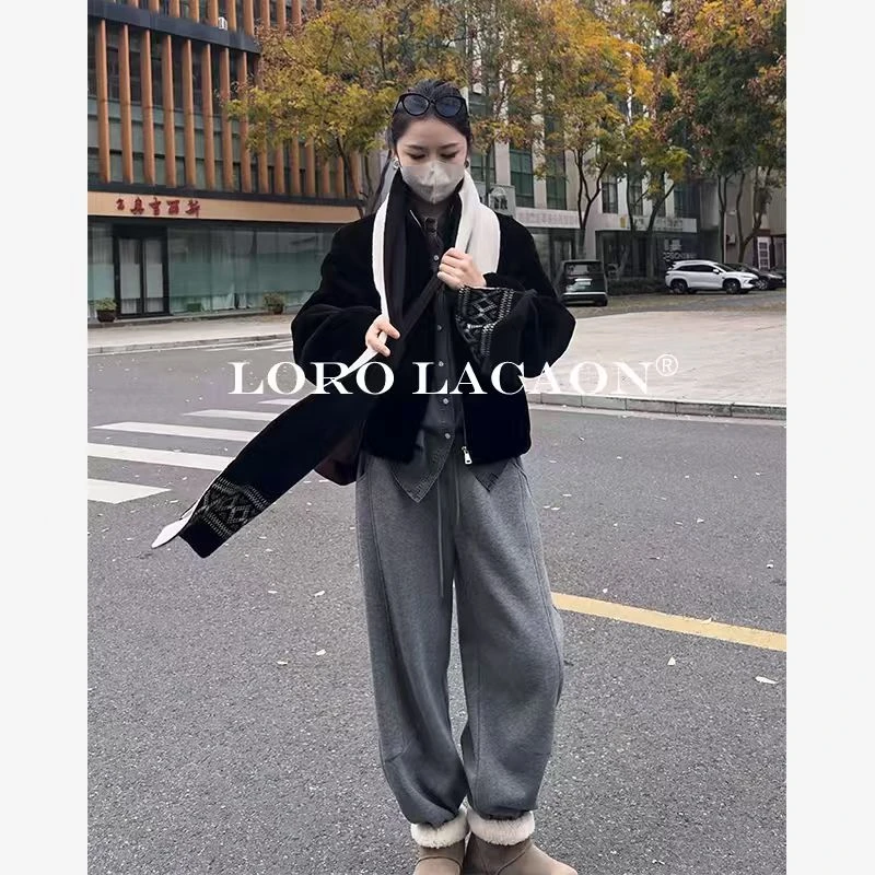 以赛亚 半黄梅子 冬季立领拉链轻奢高级美利奴羊皮毛一体女 88239