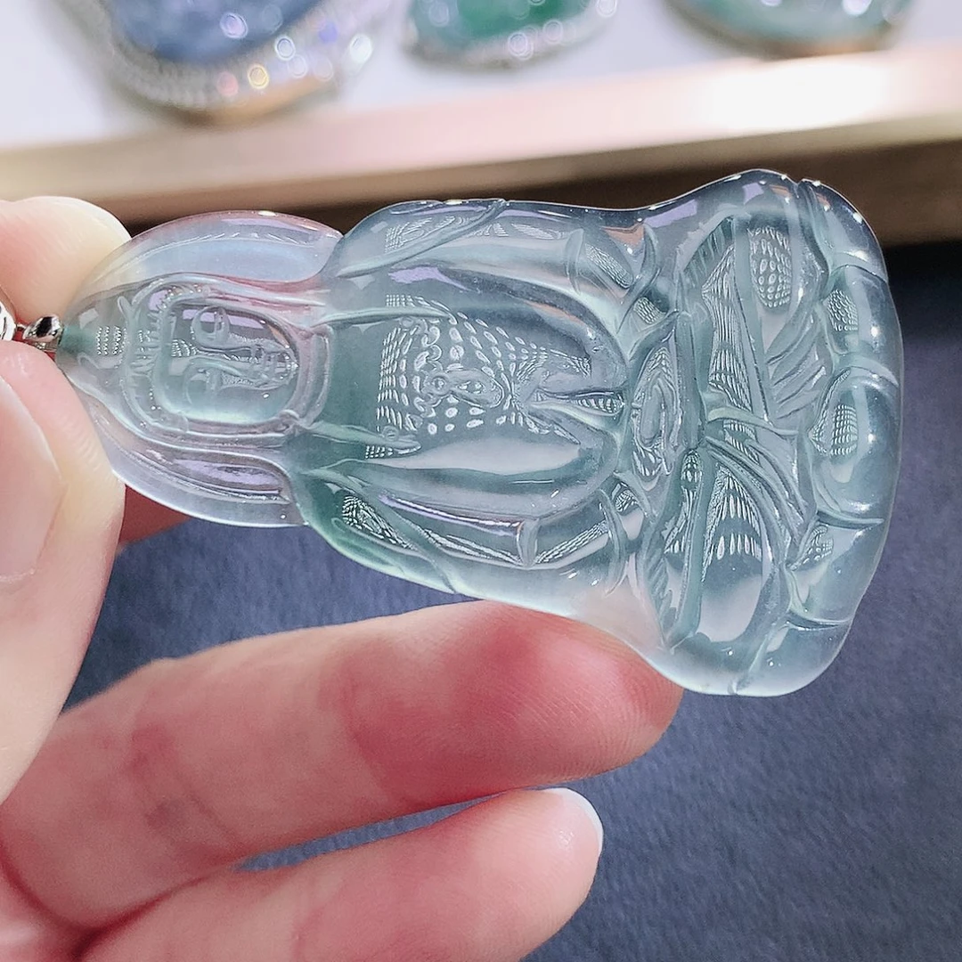 翡翠未镶嵌挂件翡翠