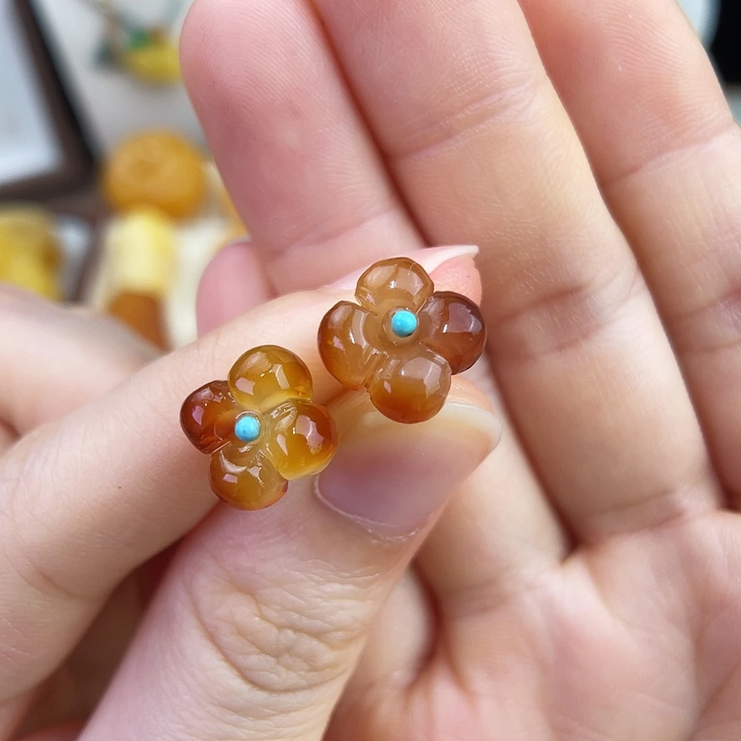 琥珀未镶嵌珠宝奇石