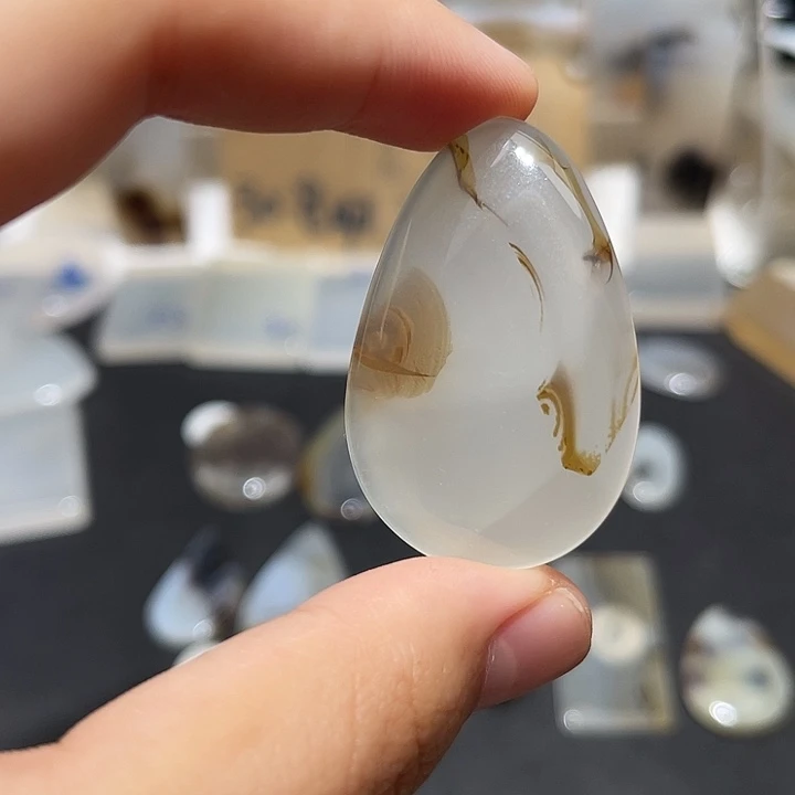 未镶嵌发饰玛瑙/玉髓