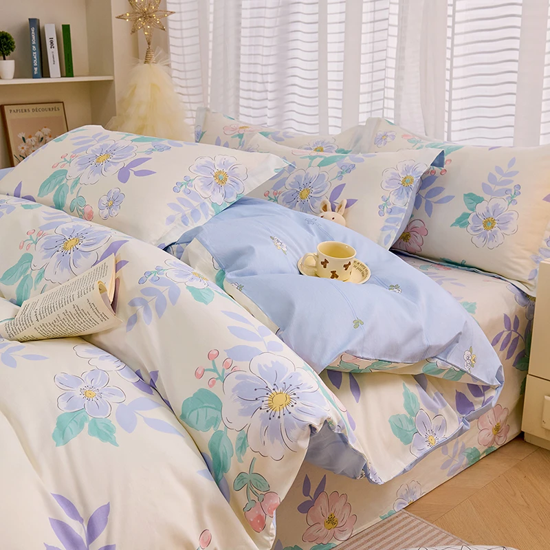 全棉被套单件100新疆棉纯棉被罩150x200宿舍单人双人200*230新款