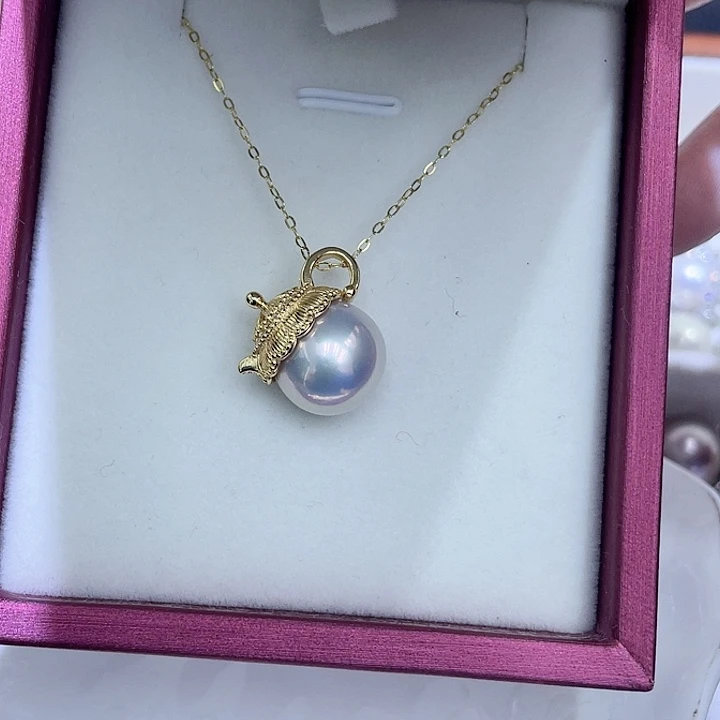 淡水珍珠颈饰银S925镶嵌