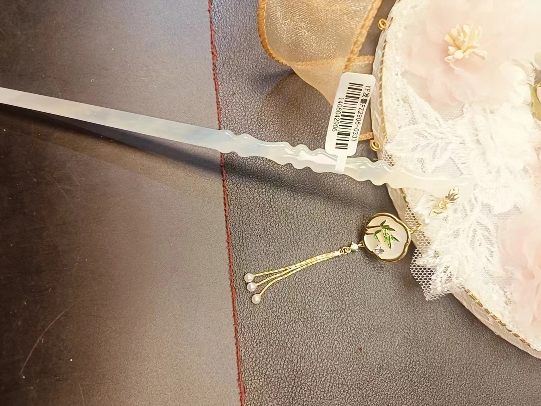 国风发饰古风汉服发簪醋酸新款盘发簪子头饰女孩古装步摇流苏发钗