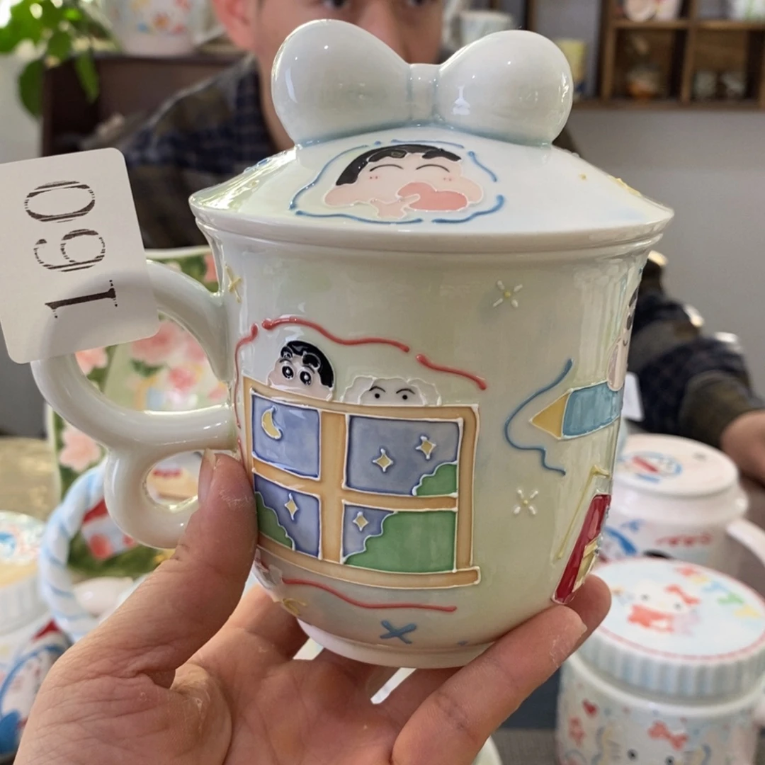 瓷片景德镇釉下手绘