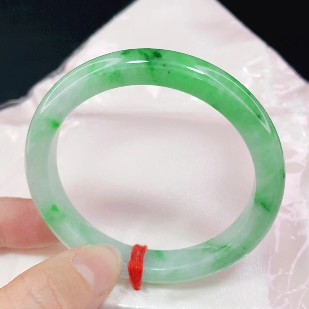 未镶嵌手镯翡翠53.3正圈