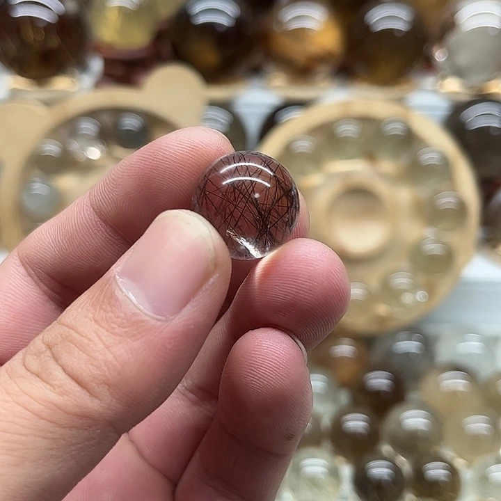 发晶珠宝半成品未镶嵌