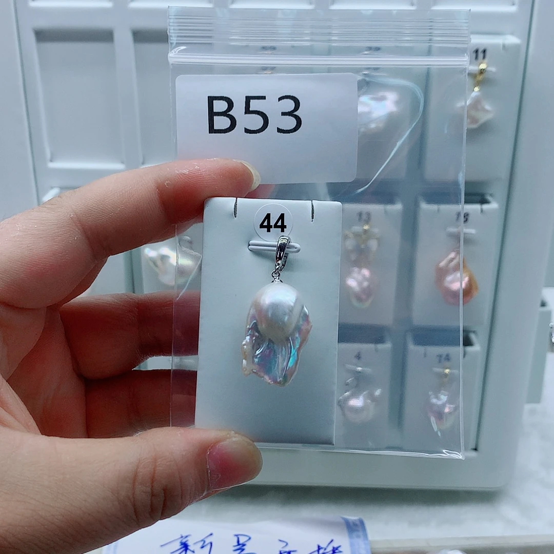 吊坠(不含链)淡水珍珠合金