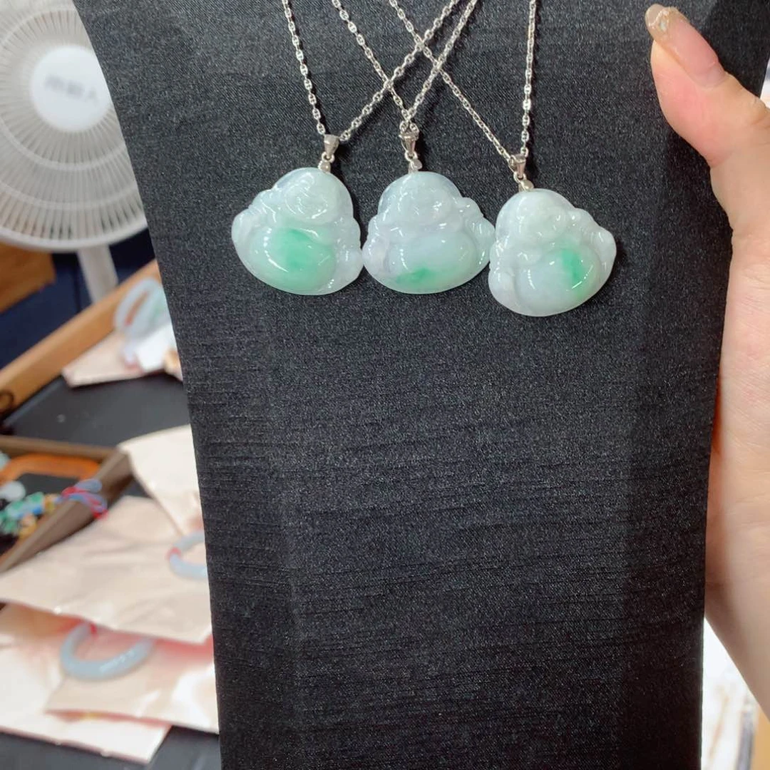 翡翠未镶嵌颈饰多样性发1