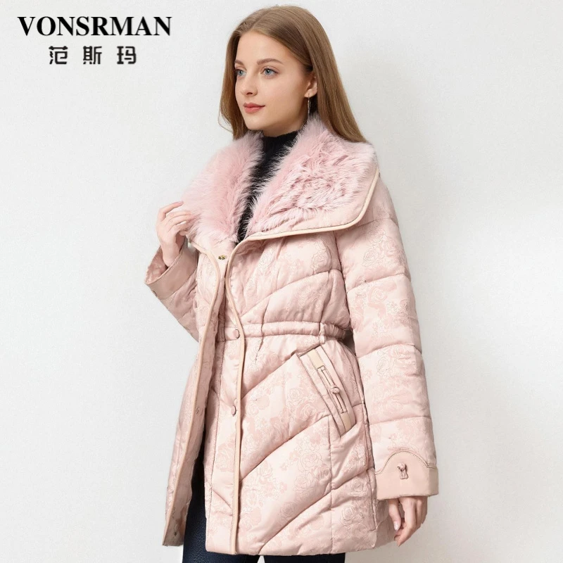 高端加厚羽绒服女2025冬季新款时尚高级感洋气妈妈贵气感休闲外套