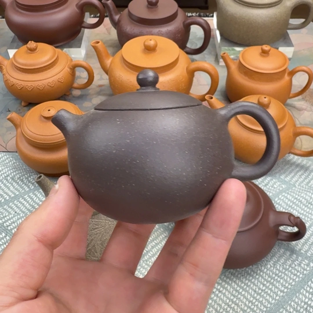 茶壶紫砂半手工 西施 紫泥 150cc