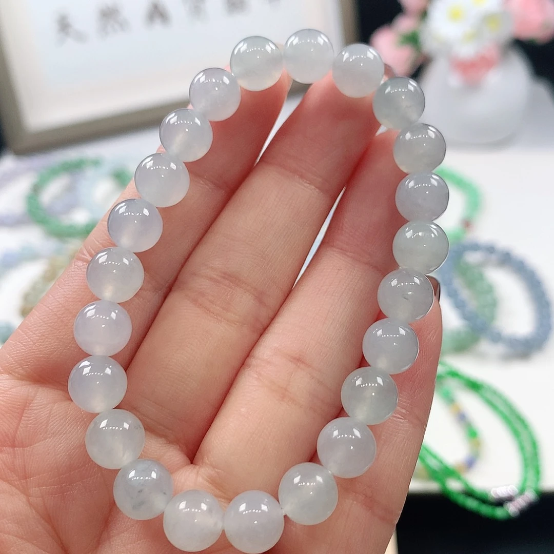 翡翠未镶嵌手链8mm