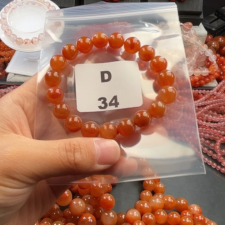 南红玛瑙未镶嵌多样性发货默认微瑕称重10mm