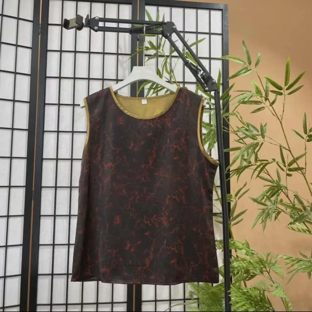 新款休闲时尚百搭气质减龄无袖背心女605