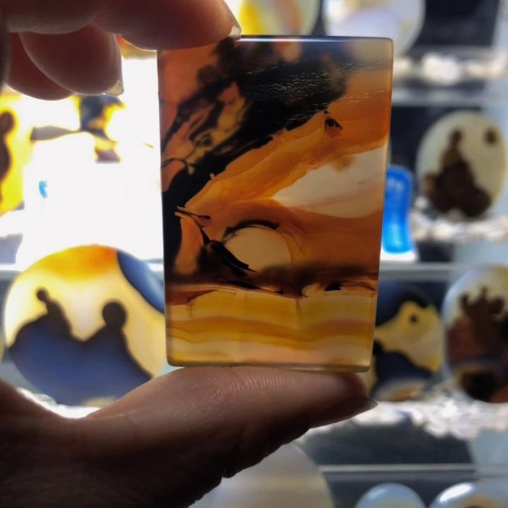 合金玛瑙/玉髓珠宝奇石18