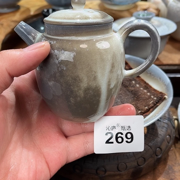 沁庐柴窑古法柴烧全手工茶具