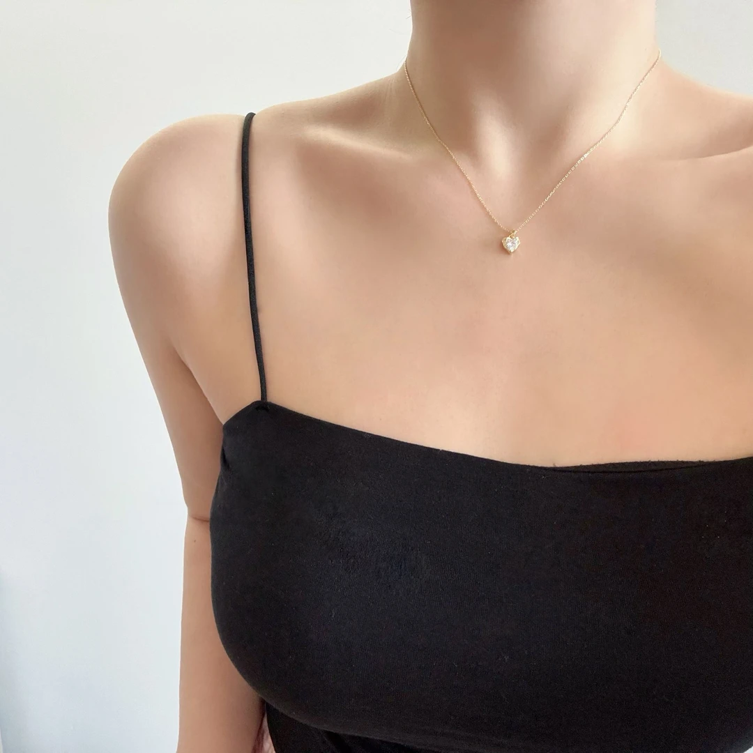 坠链均925银  镀k金 2025款C7833【心动频率金色】Jeannie zoo 项链