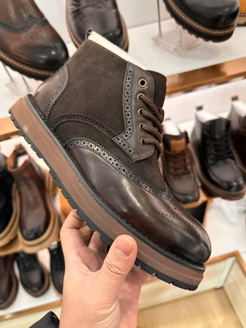 西藏新疆包邮新款男士休闲马丁鞋