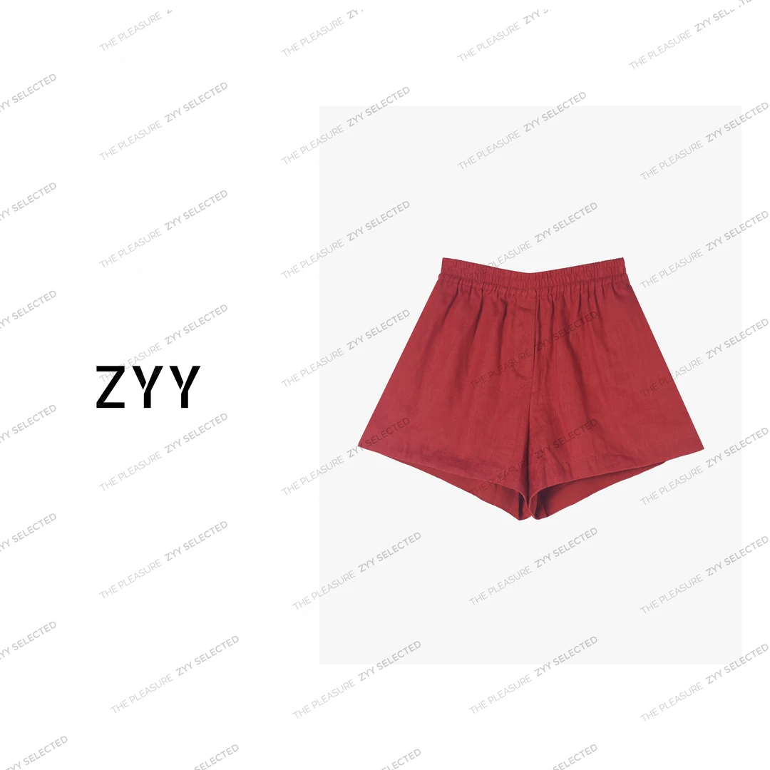 ZYY【廓形晴日】2025/S新品夏季韩版时尚百搭短裤女X25XDK02157