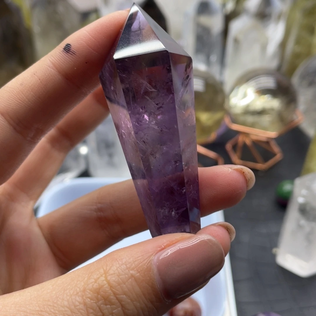 水晶14未镶嵌紫水晶权杖