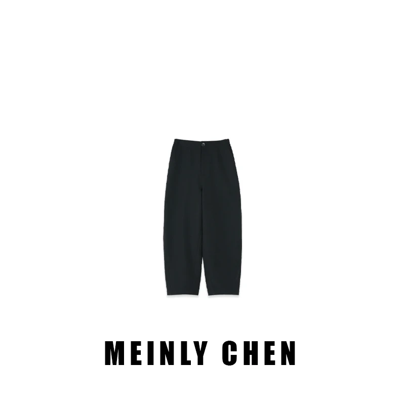 【MEINLY  CHEN】高端设计师款日本进口华尔兹百搭休闲裤8250257
