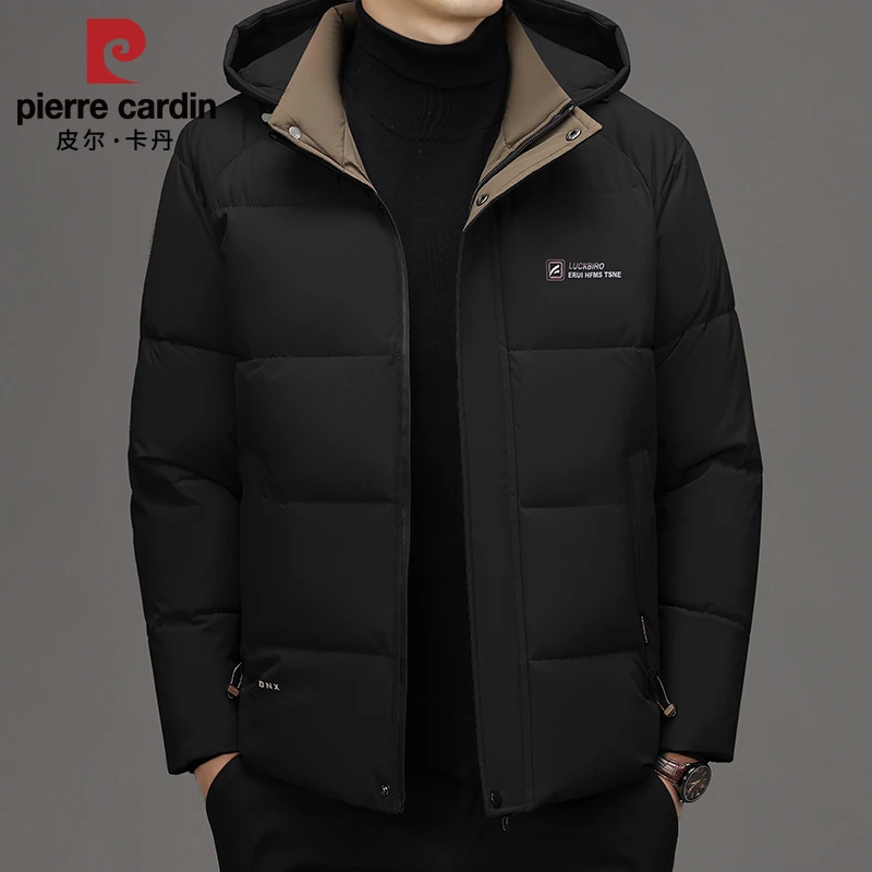 皮尔卡丹男士棉服外套冬季短款时尚休闲保暖棉衣潮流防寒棉袄新款