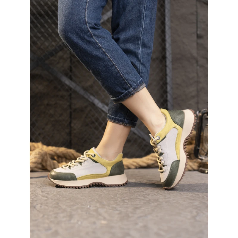 [清仓福利]~女款~头层牛皮真皮复古休闲女鞋[18-2025]