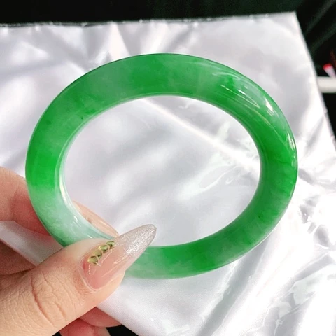 未镶嵌手镯翡翠深*鱼2873
