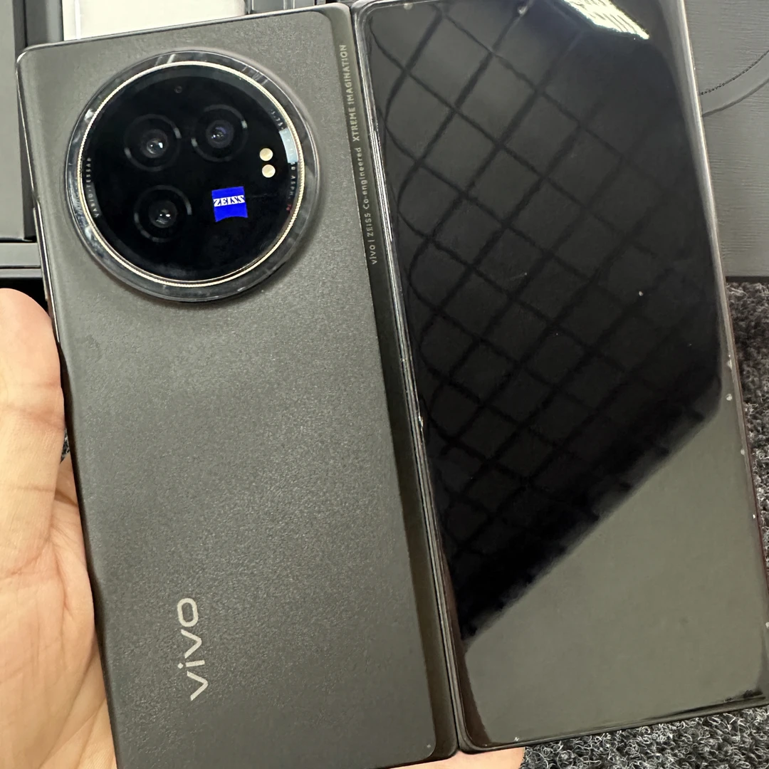 9新 vivo X Fold3 黑色 12+256g 再保：25.12.9  配件全套