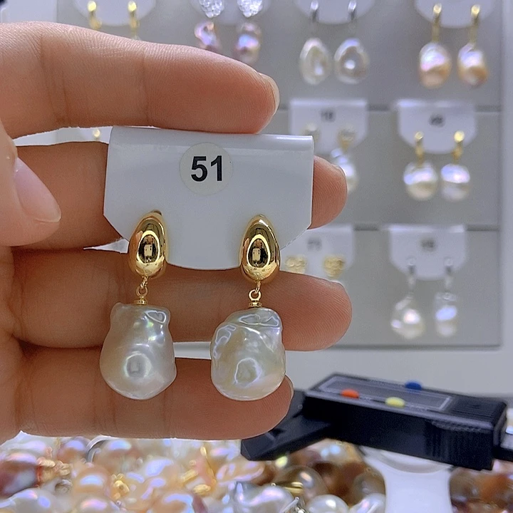 铭***记颈饰银S925镶嵌淡水珍珠51