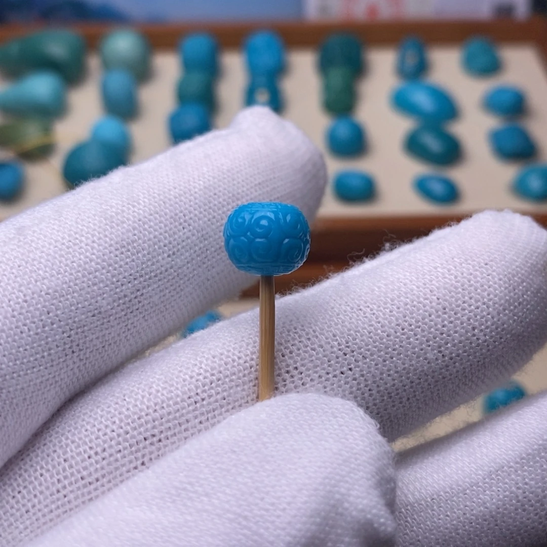 绿松石未镶嵌绿松石回纹9.3