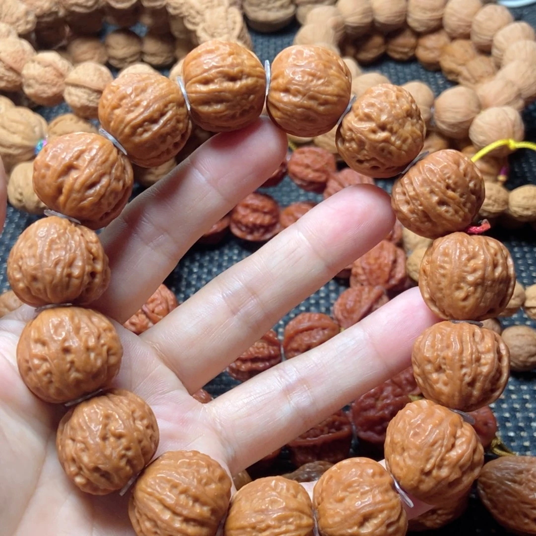 文玩核桃吊坠粗筋磨盘手串
