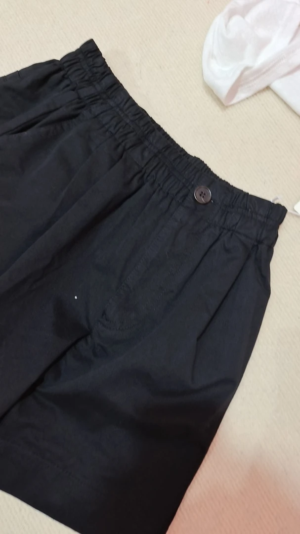 黑色阔腿短裤女2025夏 宽松A字显瘦休闲裤 外穿百搭高腰热裤薄款