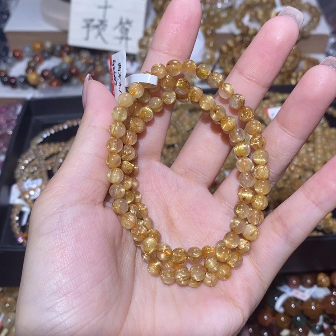 水晶手串未镶嵌?手串