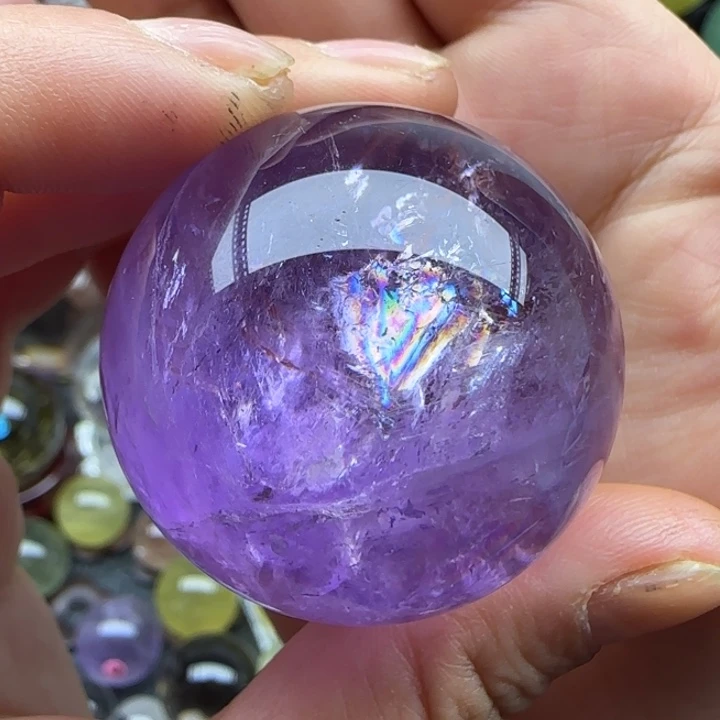 未镶嵌珠宝半成品水晶3.8厘米