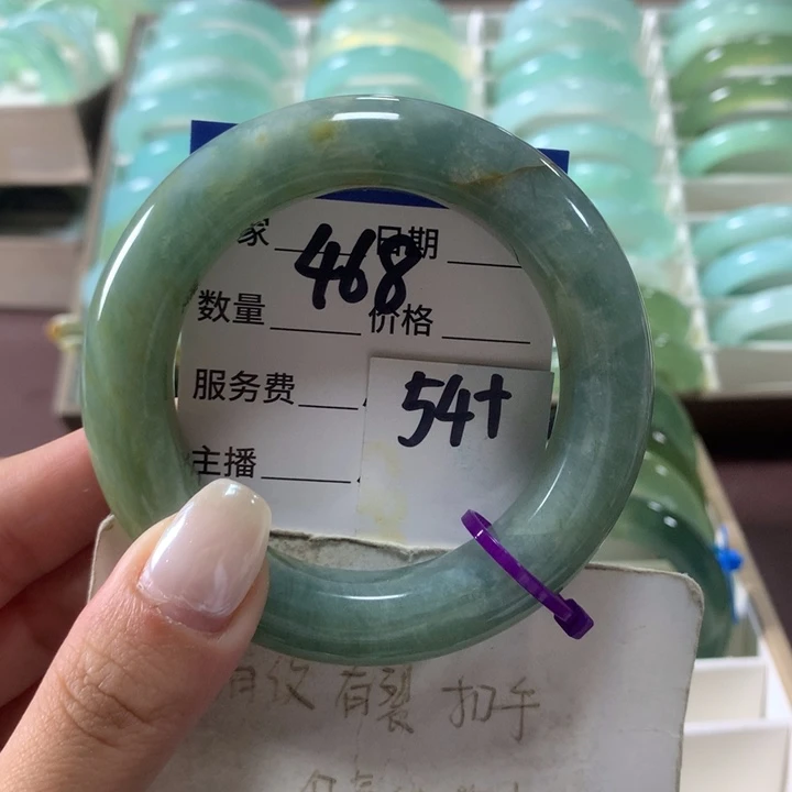 未镶嵌蛇纹石玉手镯468