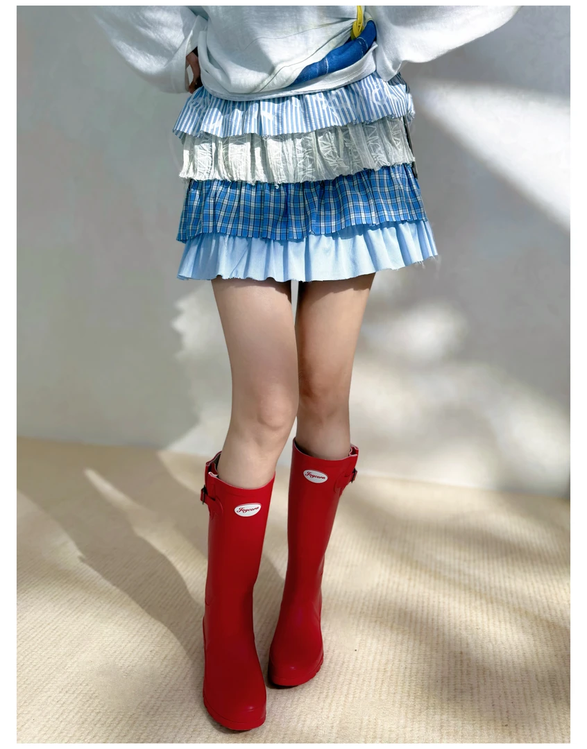 OooF！Yang蛋糕裤裙原创设计感拼接半身裙短裙（no退，支持换款换码）