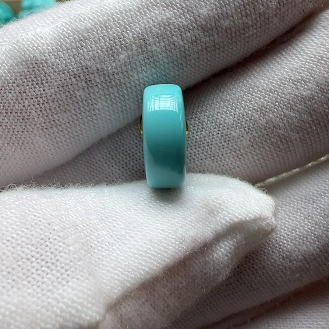 绿松石未镶嵌配饰12.4*4.9mm