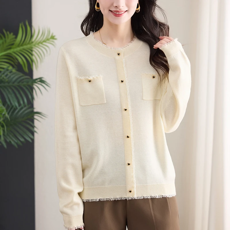 打底衫2025新款今年流行爆款小香风针织衫上衣春季漂亮好看毛衣女