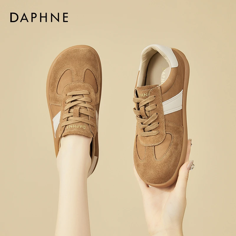 达芙妮复古厚底德训鞋女款运动鞋2025秋季新款勃肯休闲鞋百搭板鞋