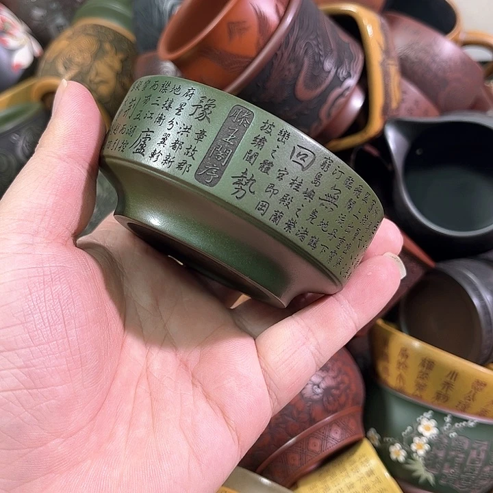 茶杯紫砂全手工紫砂主人杯