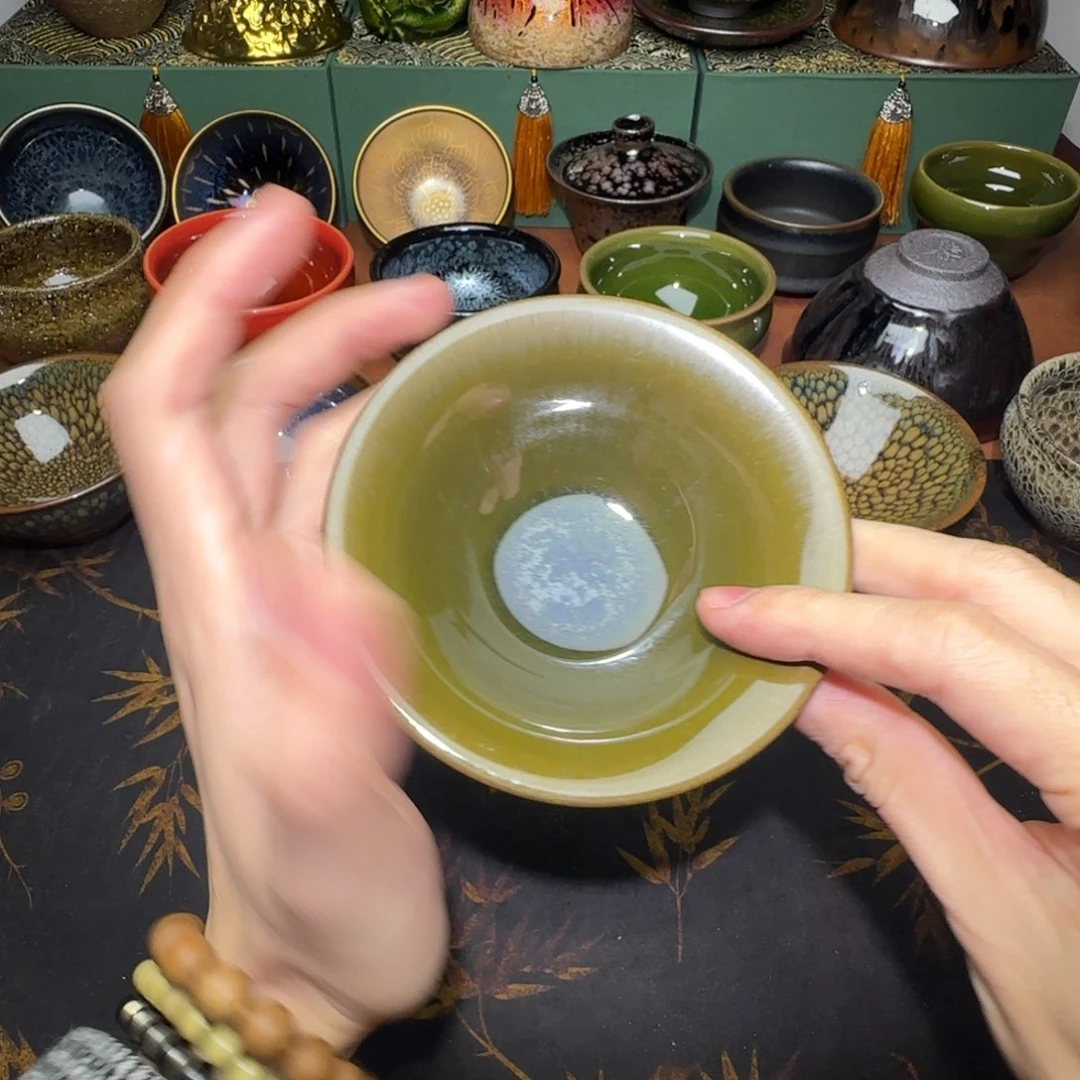 茶盏微瑕建盏，介意勿拍